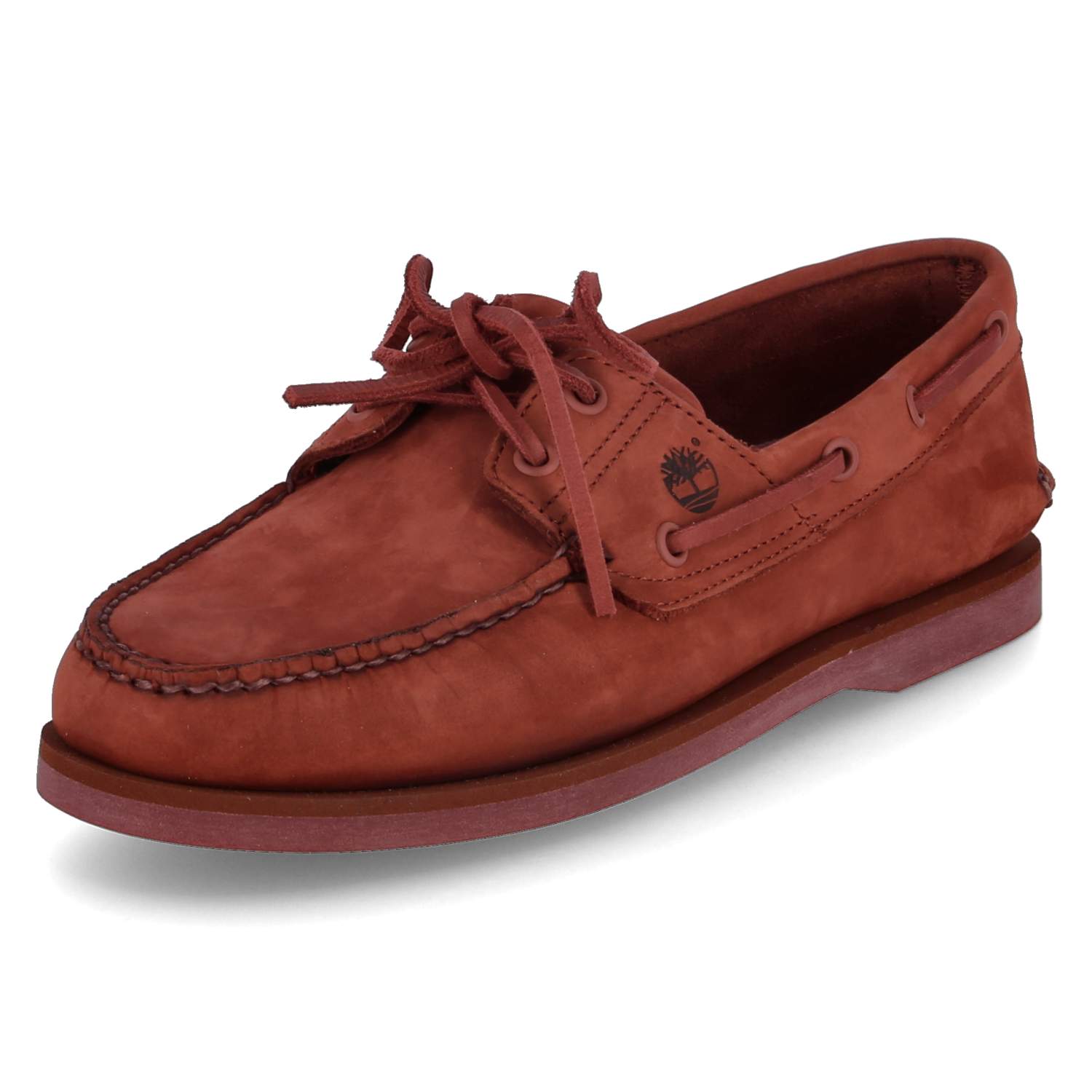 Timberland Halbschuhe CLASSIC BOAT - dark red nubuck