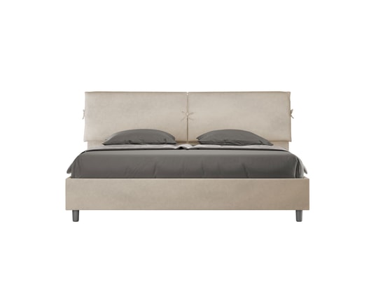 ITYHOME - Lit coffre mados 180x200 microfibra sable