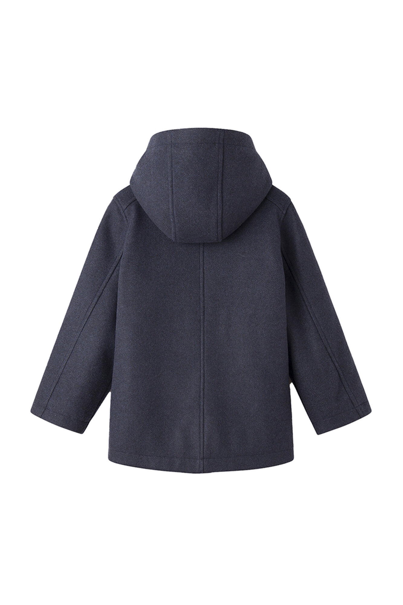 Parka com capuz e efeito lã para meninos