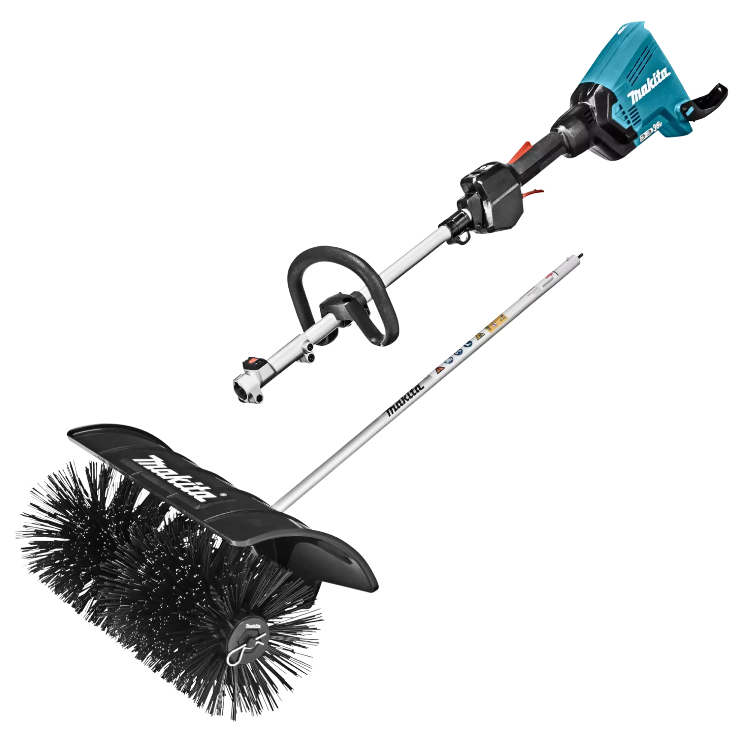 Makita DUX60ZX15 LXT 2x18 V Li-ion Accu combimotor body met Rolbezem opzetstuk