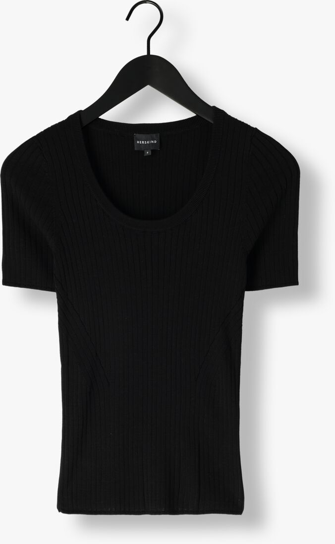 zwarte herskind t-shirt jenny knit blouse