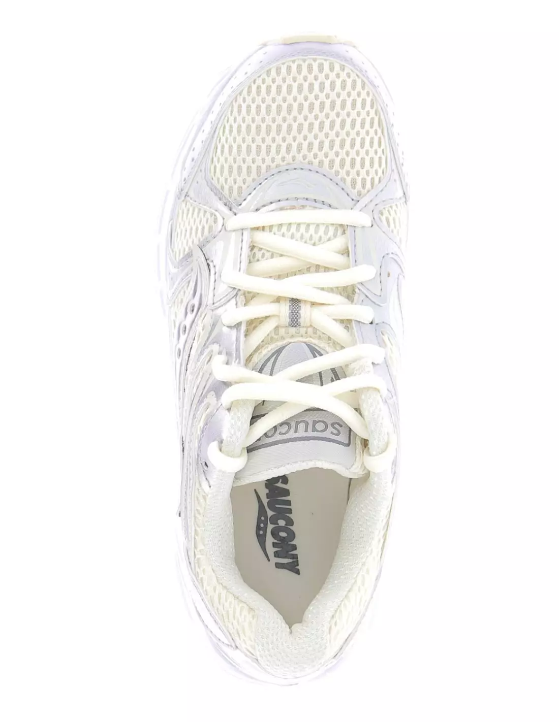 SAUCONY RIDE MILLENIUM - Baskets CREAMSILVER