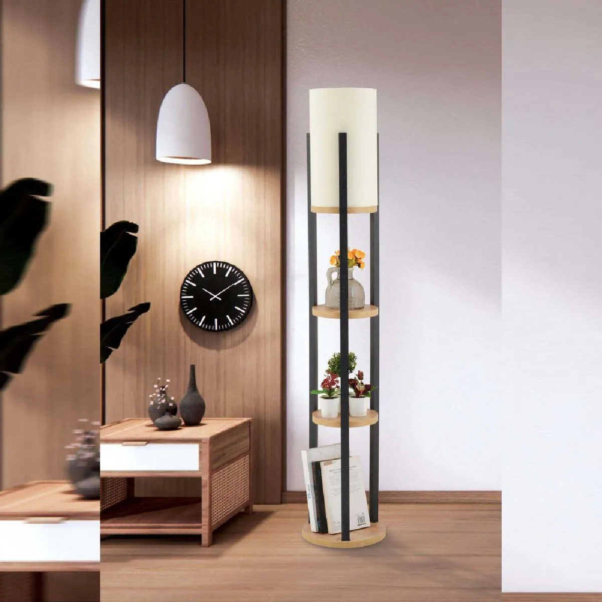 Hanah Home Lampadaire Circle Nora