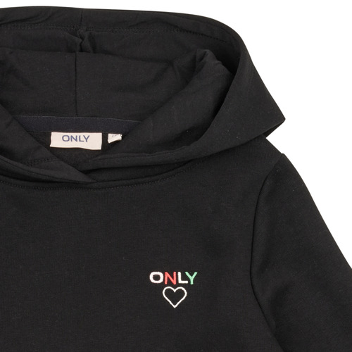 Only - KOGNOOMI L/S LOGO HOOD SWT NOOS - Noir