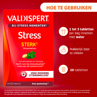 Valdispert Stress Sterk Tabletten 20TB