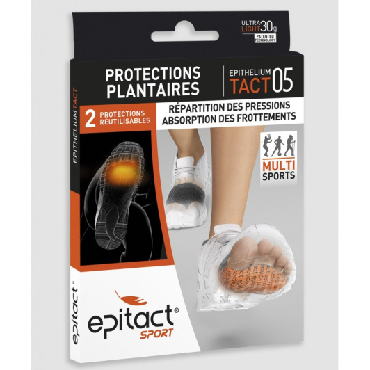 Protections plantaires réutilisables Epitact Epithelium Tact 05