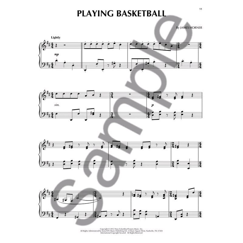 Hal Leonard - James Horner: The Amazing Spider-Man - Piano Solo