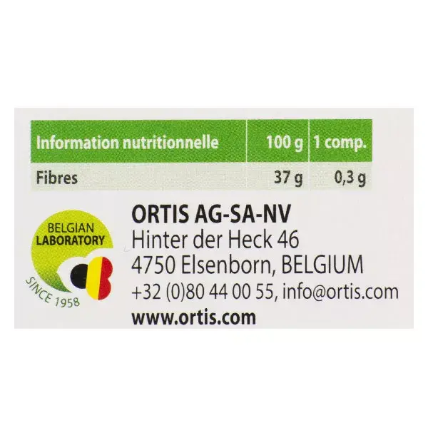 Ortis Intestinal Transit Fruits & Fibers Forte 12 comprimidos