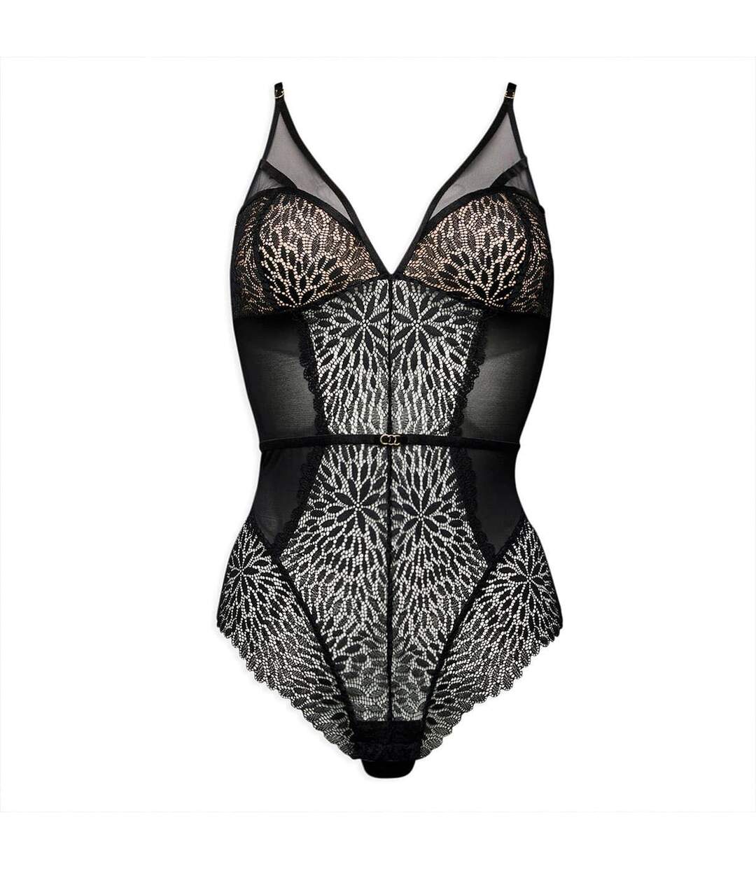 Body tanga noir Yasmine