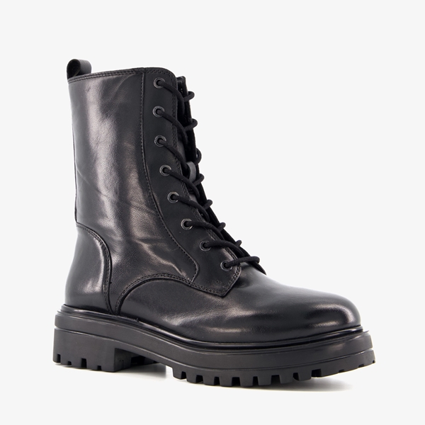 Harper leren dames veterboots