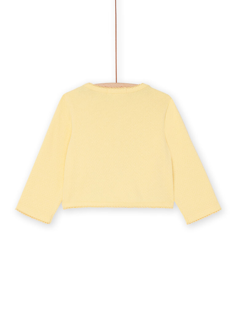 Cardigan safran pâle