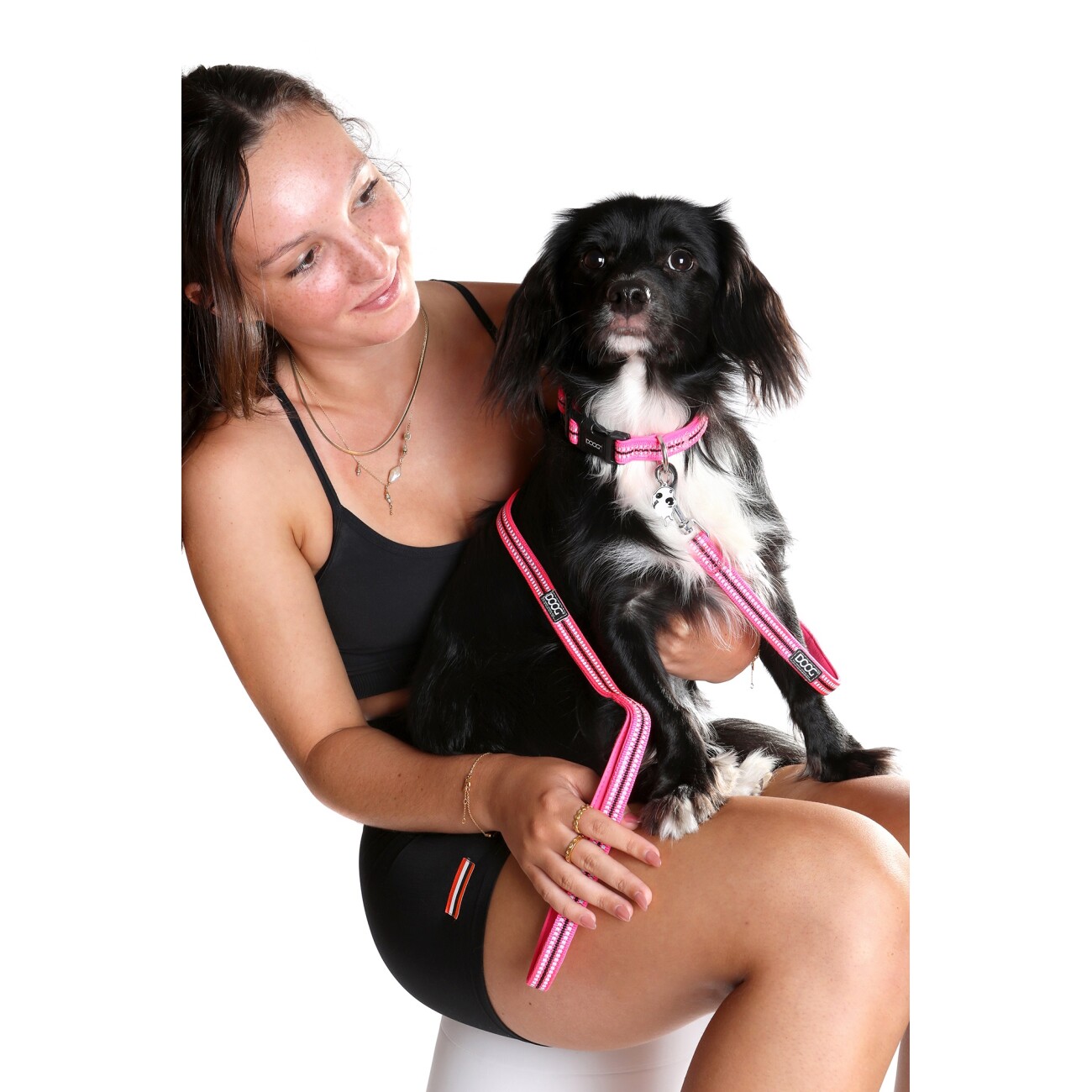 DOOG Neoprene Dog Collar LADY (Neon) XS