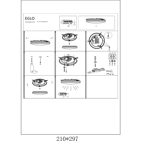 Frania-s væg- og loftlampe - hvid