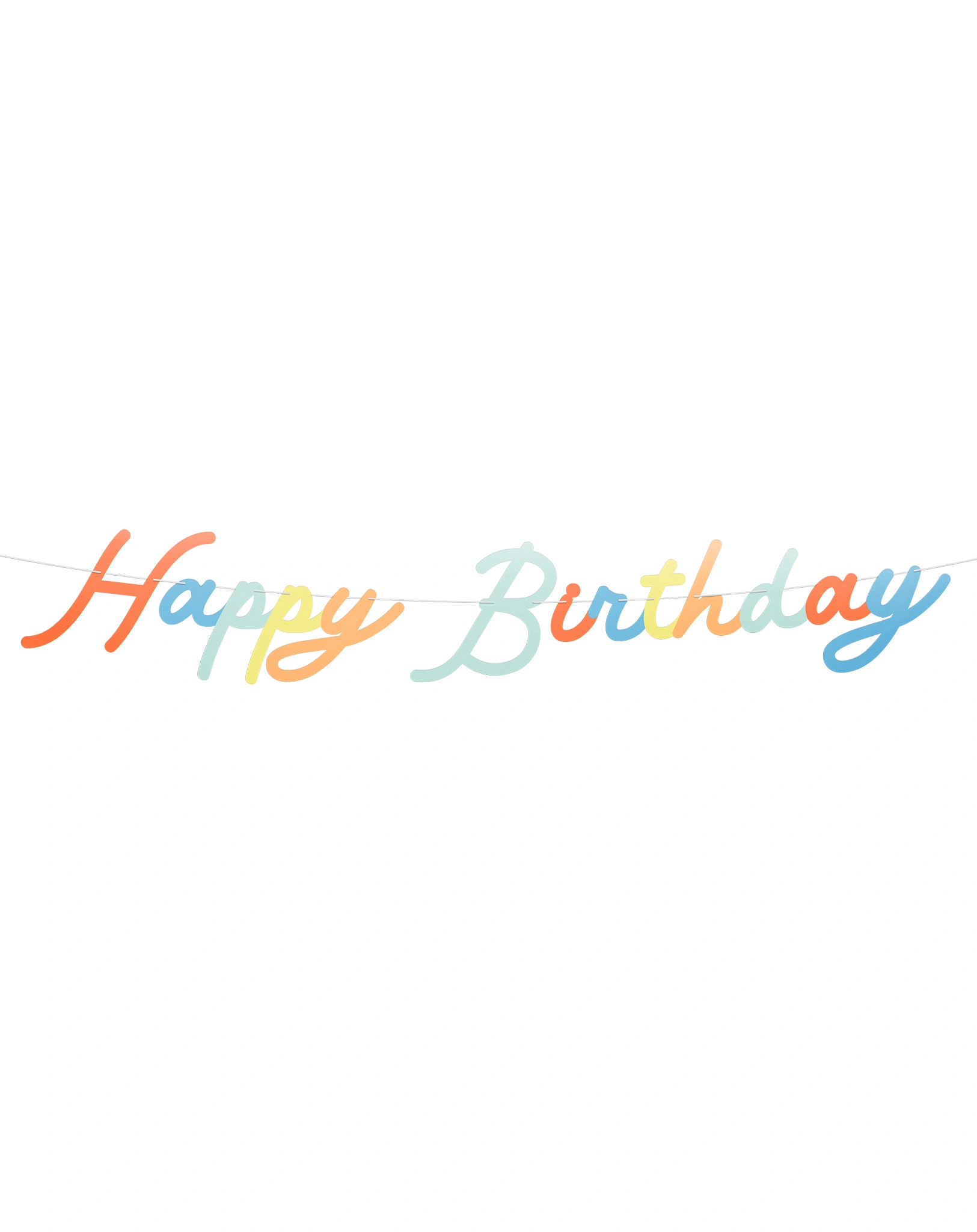 Girlande BRIGHT HAPPY BIRTHDAY SET