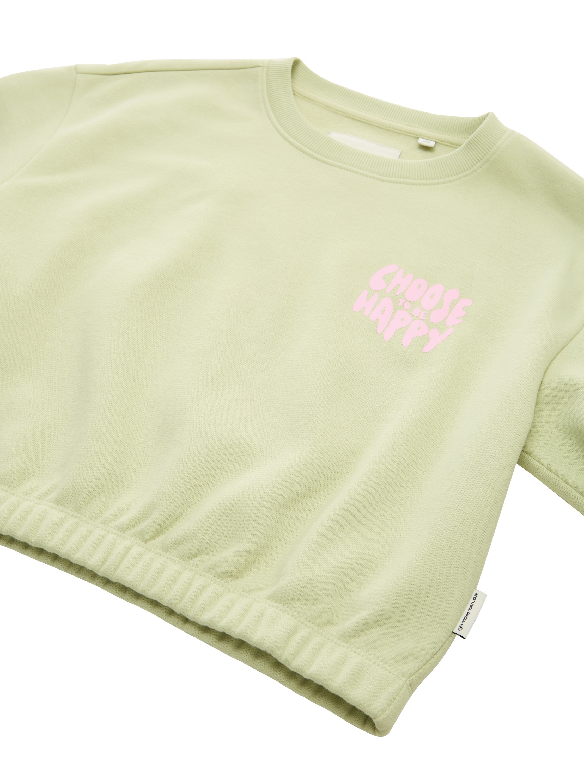 TOM TAILOR Sweater , mit Statement-Print