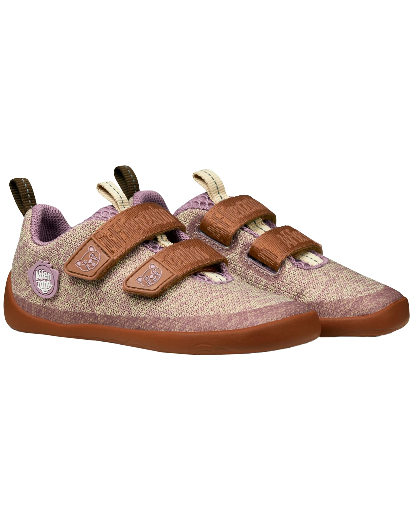 Strick-Halbschuhe HAPPY KATZE in rosa