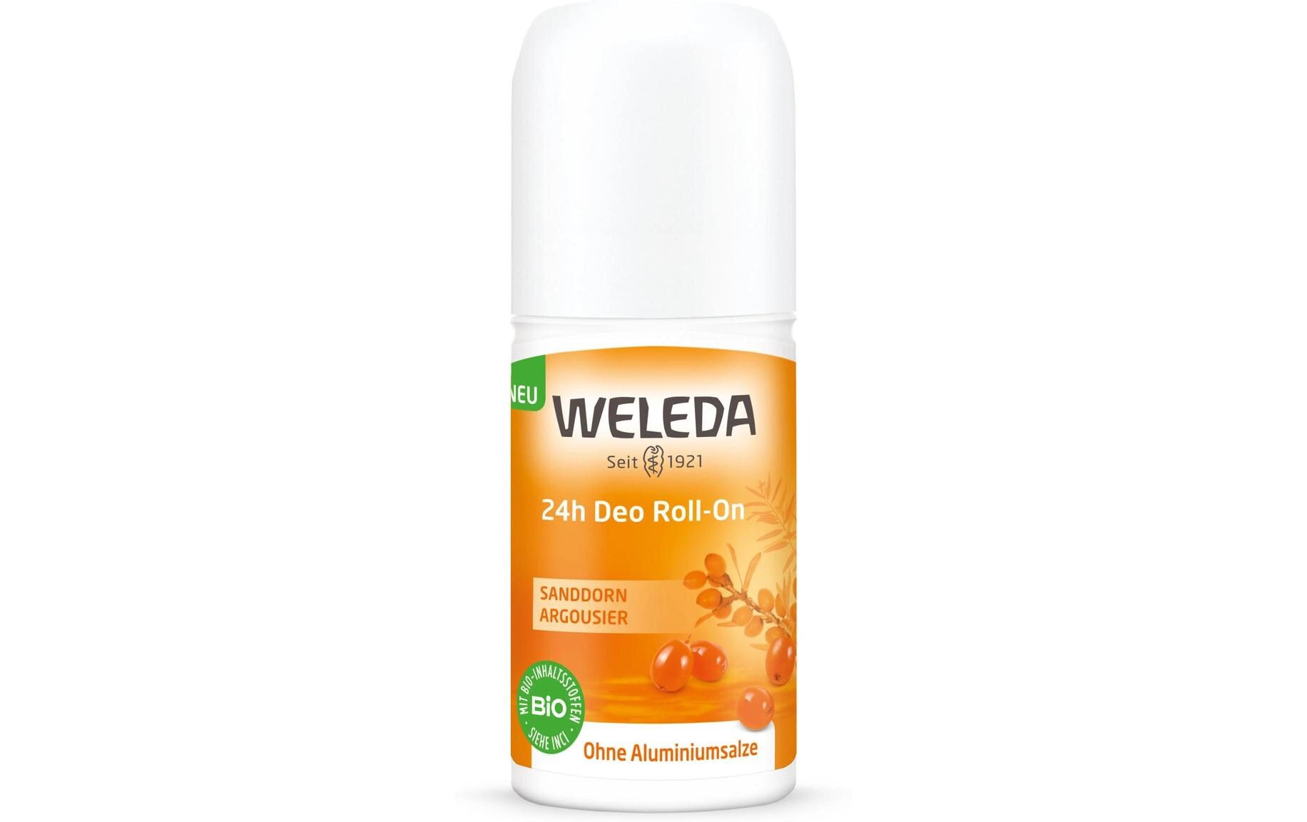Deo Roll-On Sanddorn 50 mlNatürliches Deo bietet 24 h zuverlässiger Schutz