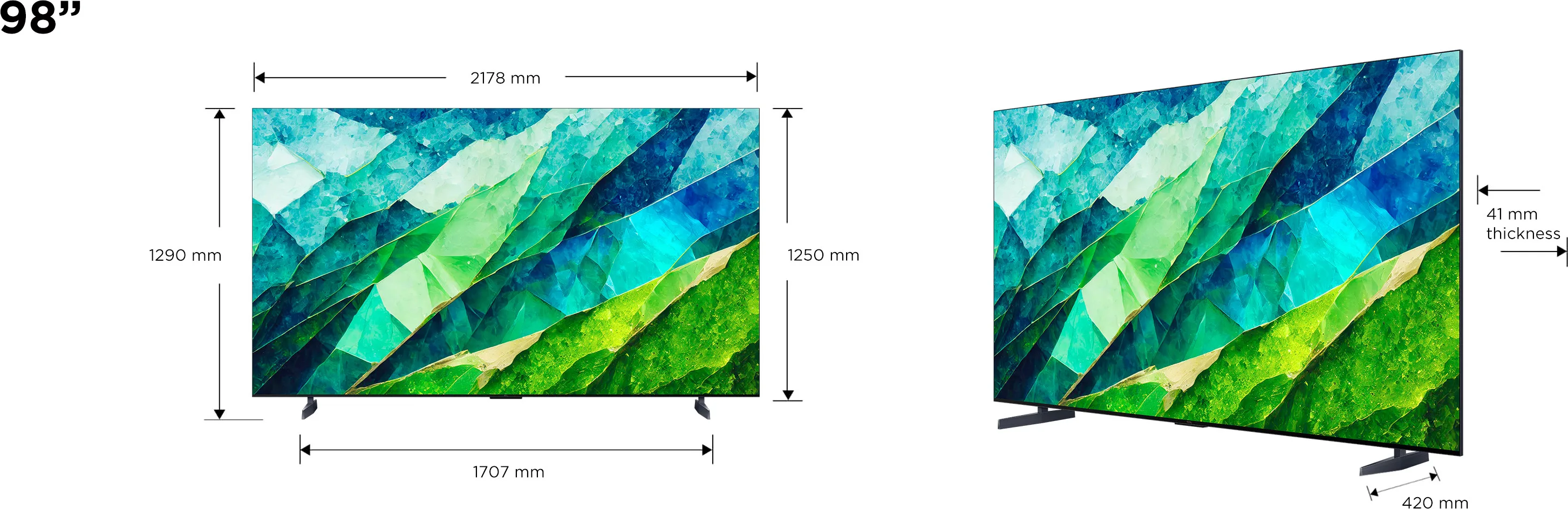 TCL 98C89B (TCL 98C855) TV QLED