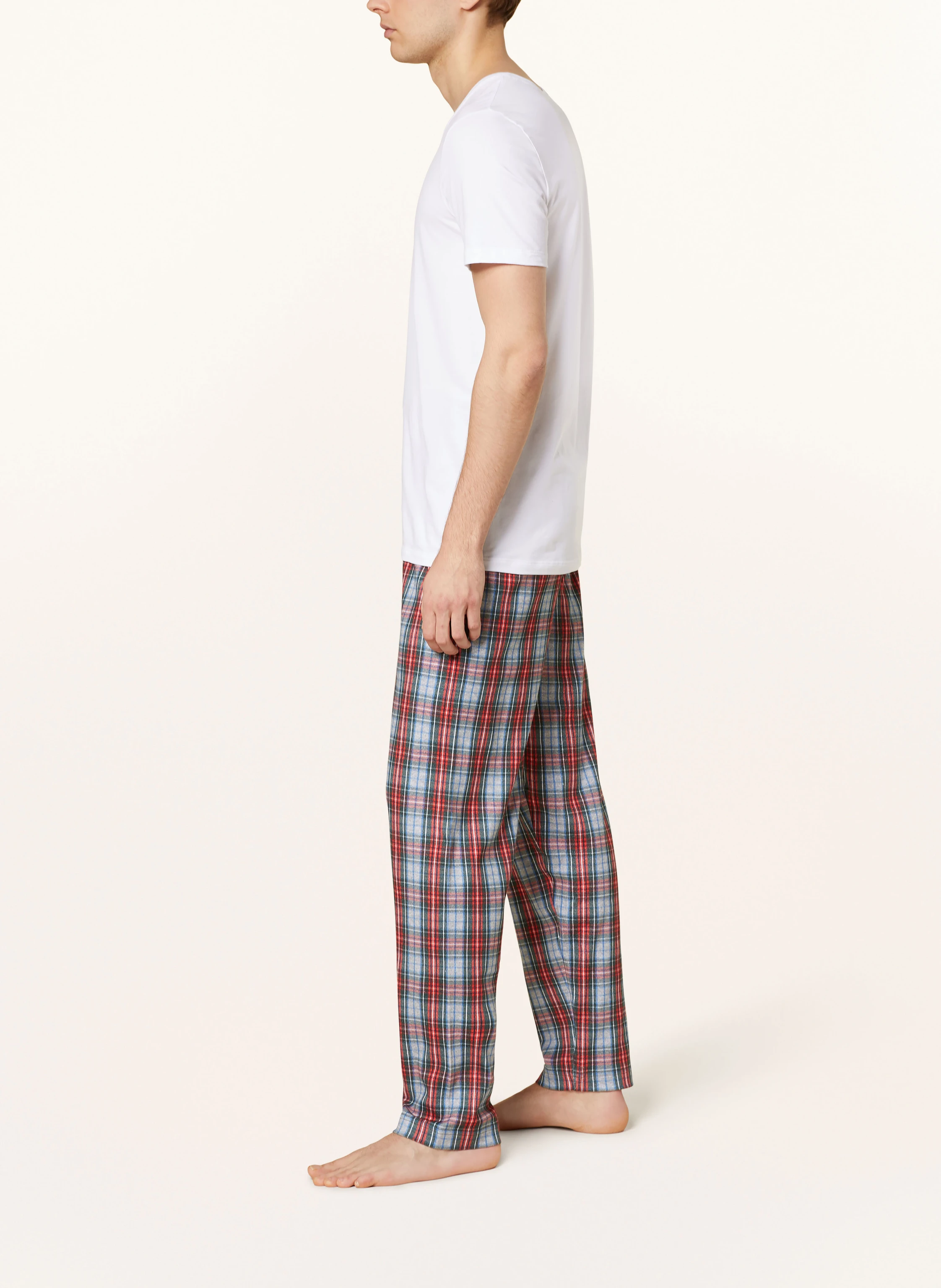 mey Schlafhose Serie CHECKERED PATTERN aus Flanell