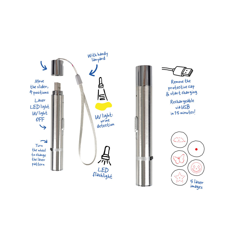 Duvo+ 5 in 1 Laser Kattenspeeltje
