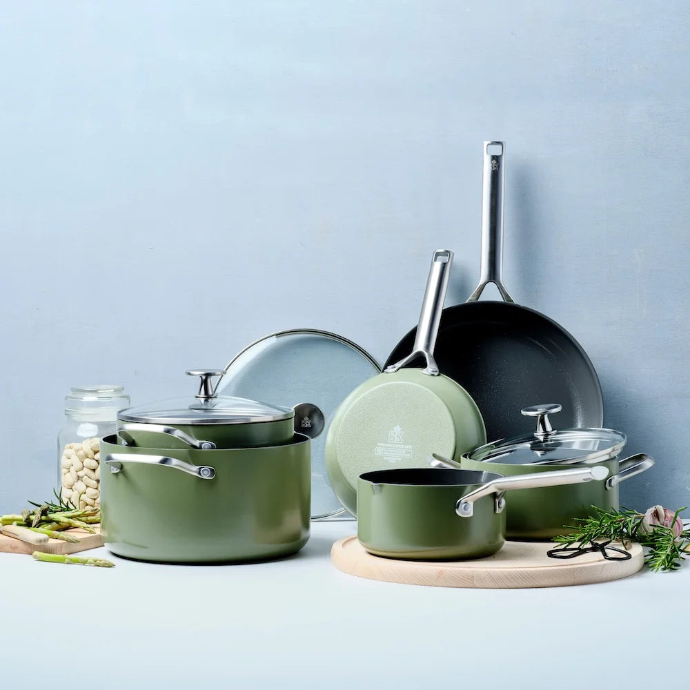 BK Sublime Wokpan Olive Green 28cm