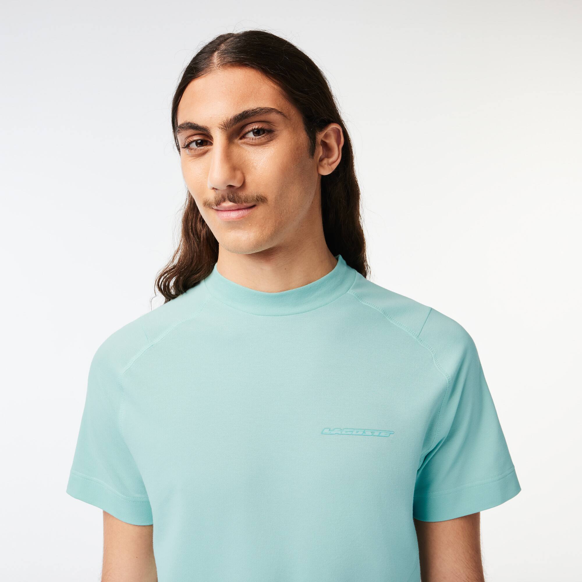 T-shirt homme Lacoste slim fit en piqué de coton biologique T-Shirts - Vert - Lacoste - Homme