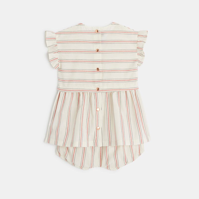 Robe bébé fille à rayures Absorba Aucune nuance