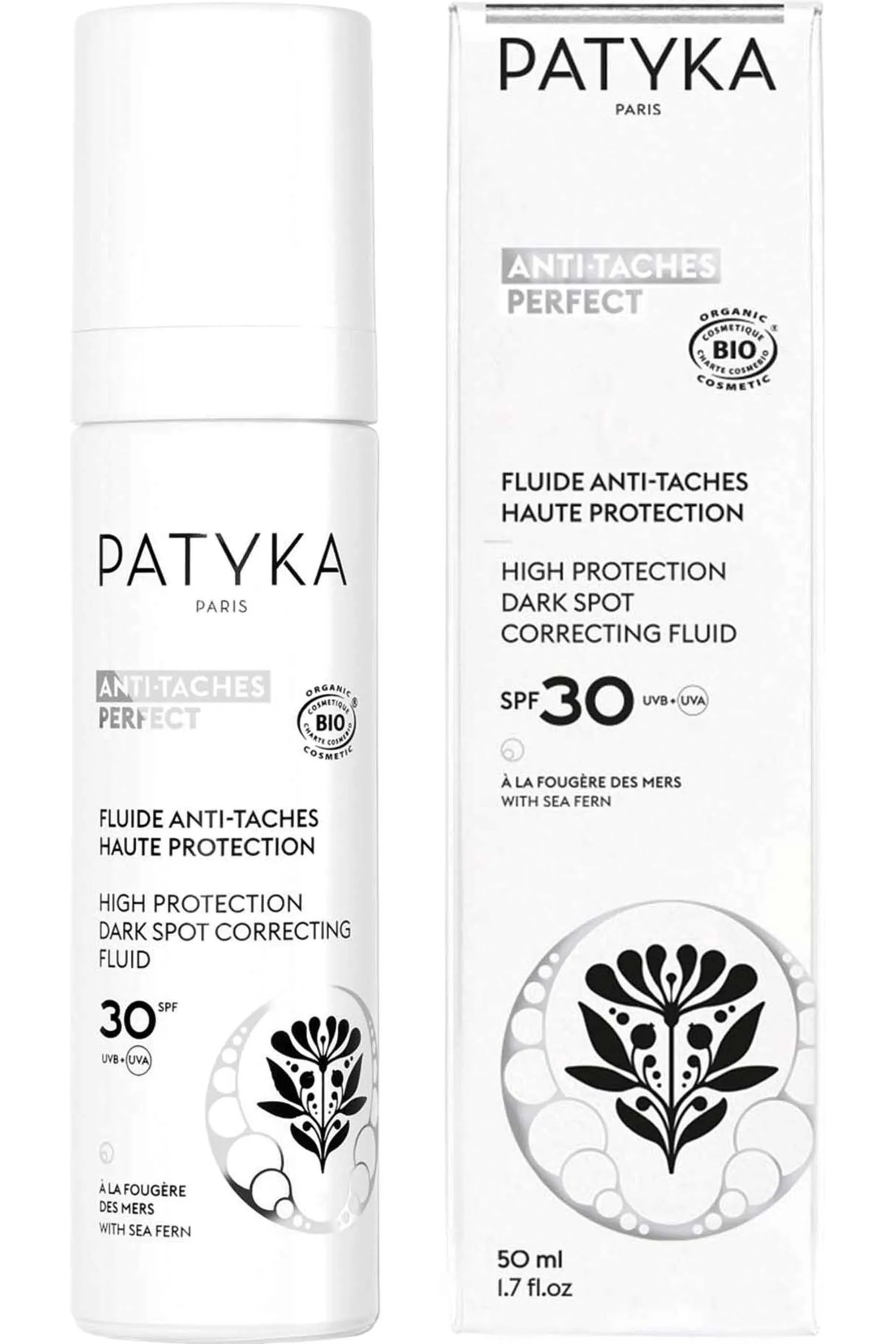 Patyka Fluide anti-tâches SPF30-50 ml