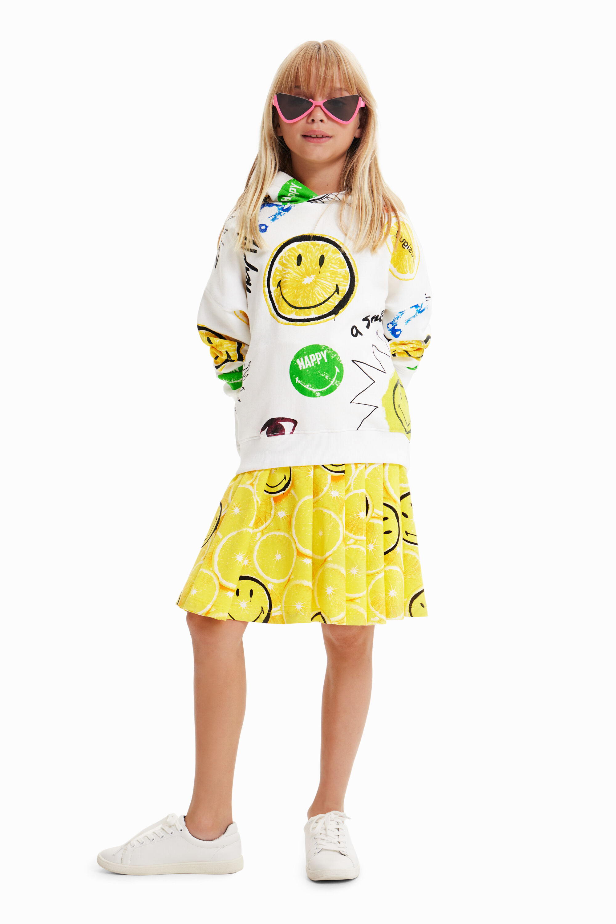 Sweat-shirt oversize Smiley