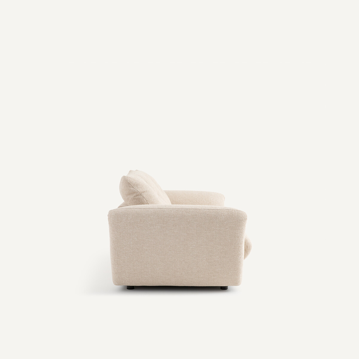 AM.PM<br>Sofá-cama de 3 lugares em tecido bouclé Edgar