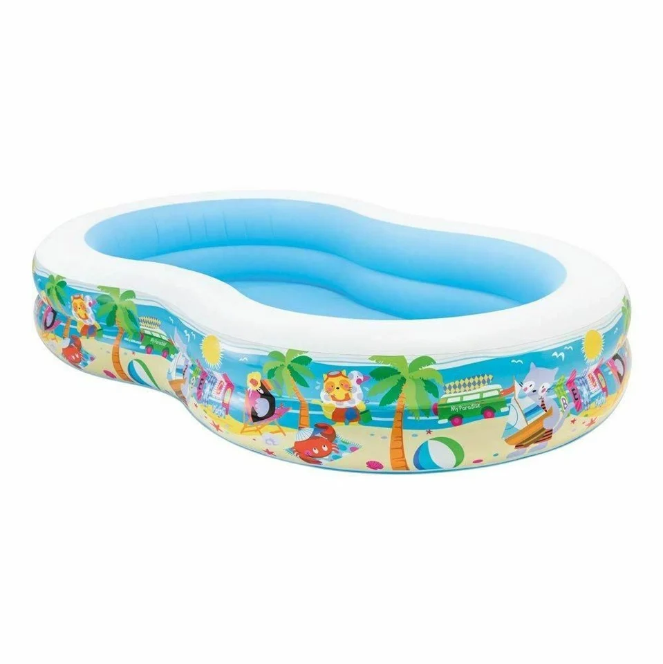 INTEX - Badebassin med Strandtema (572L)