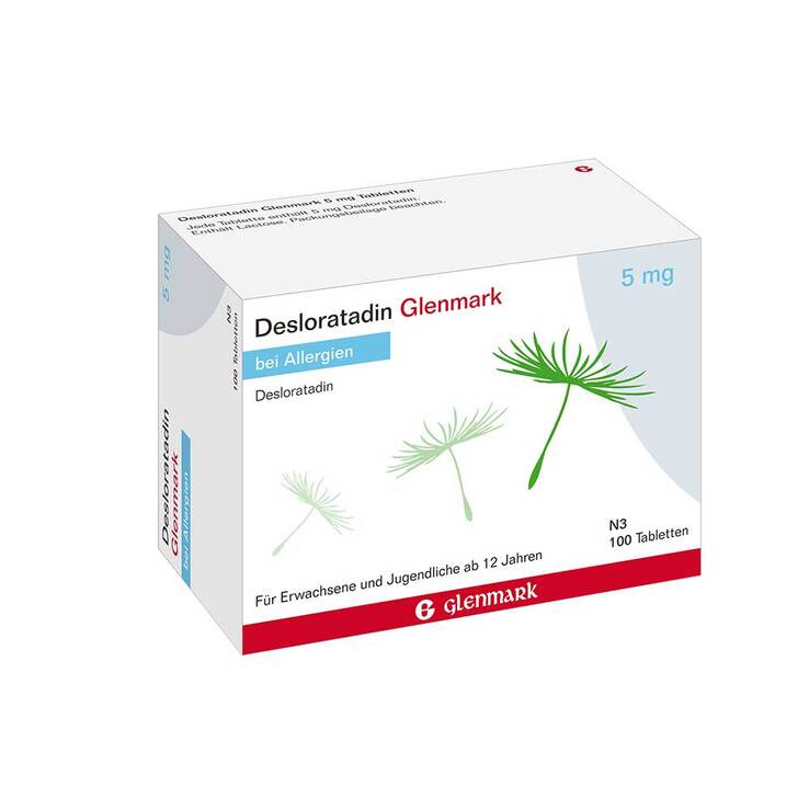 Desloratadin Glenmark 5 mg Tabletten, 100 St