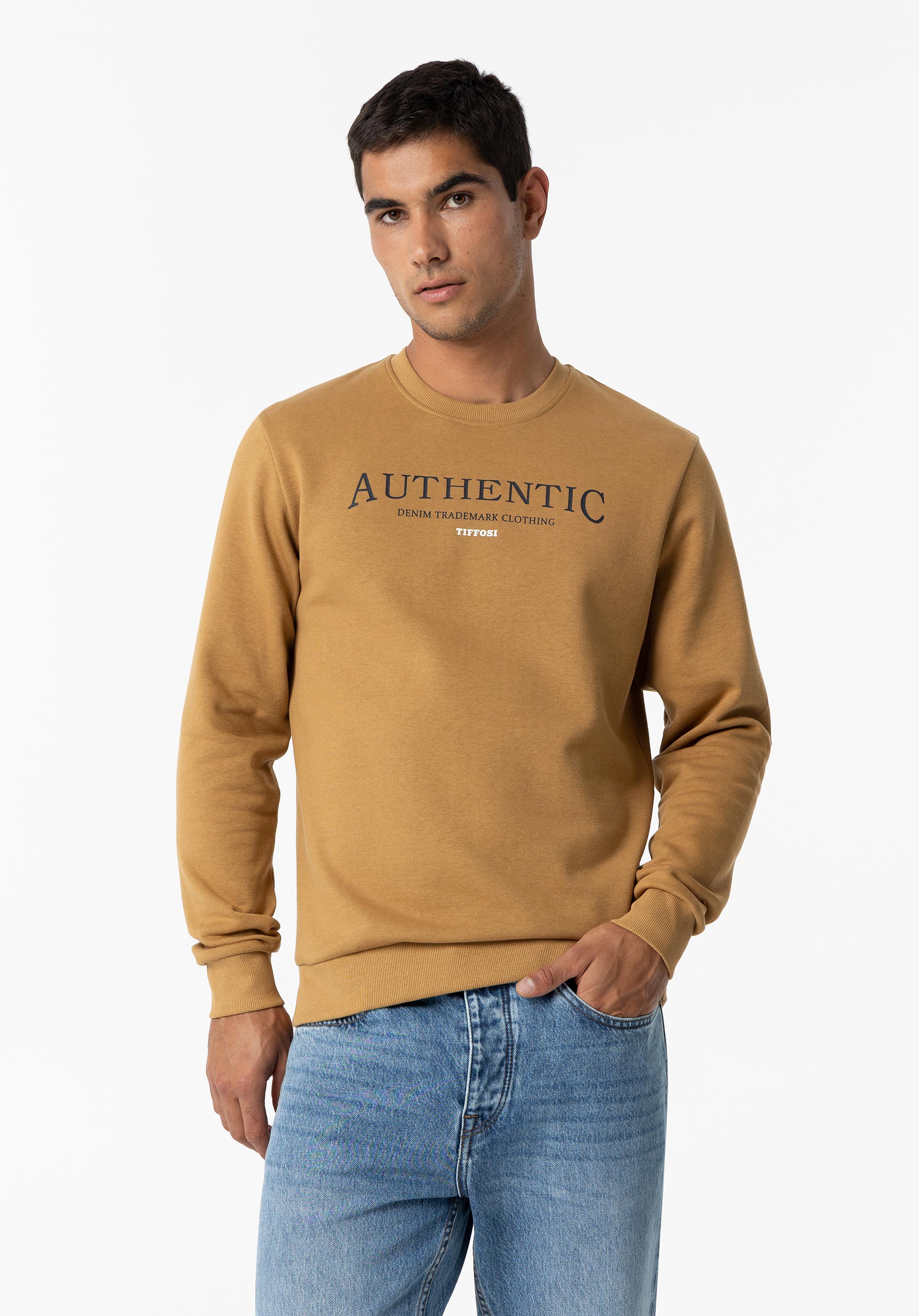 Sweatshirt com Estampado Frontal