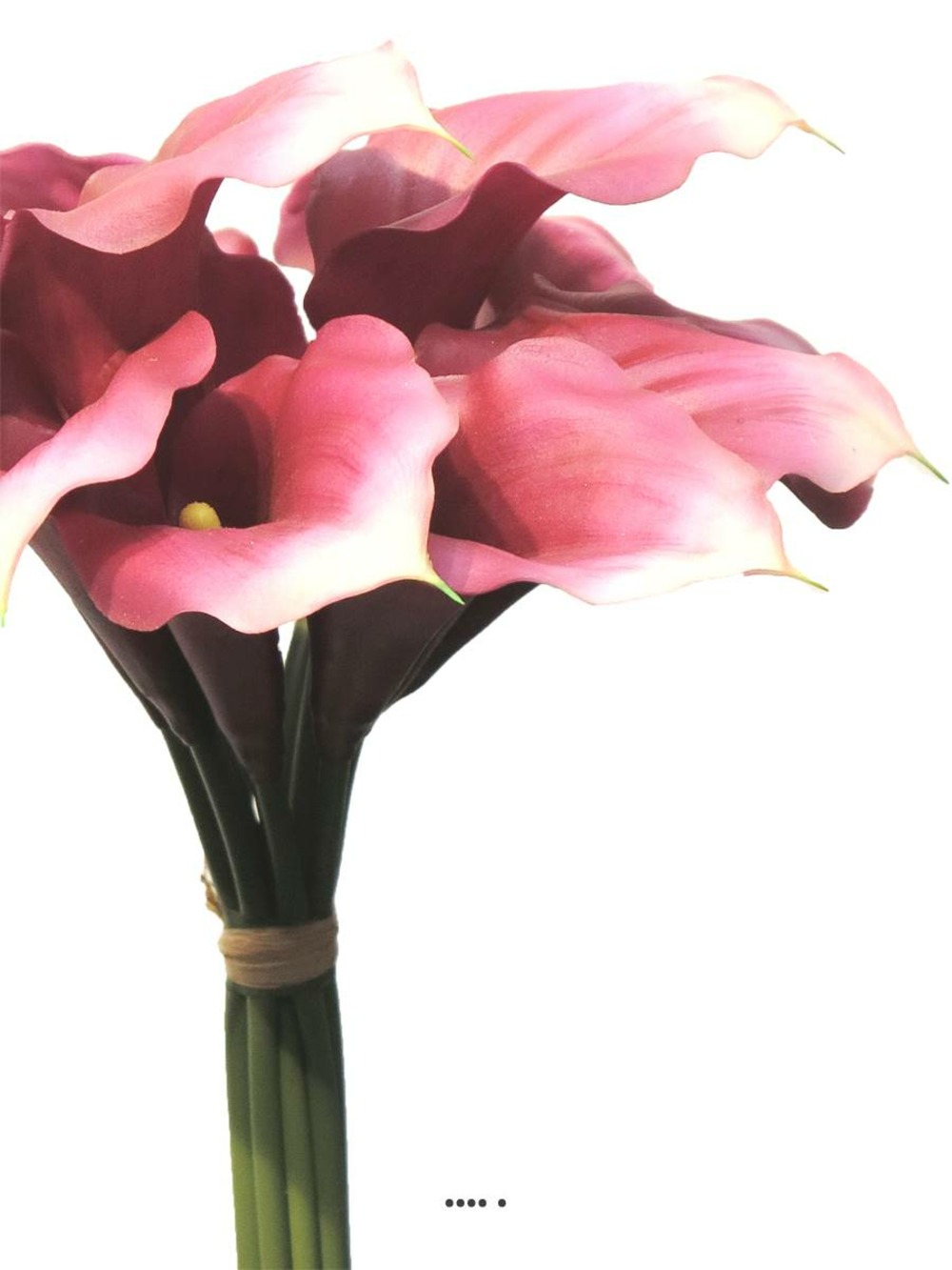 Bouquet d’arum calla artificiel, 12 têtes, h 45 cm rose fushia - best - co