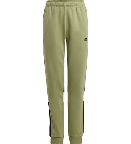 adidas Performance Sweatpants - J 3S Tib PT -  Grøn/Sort