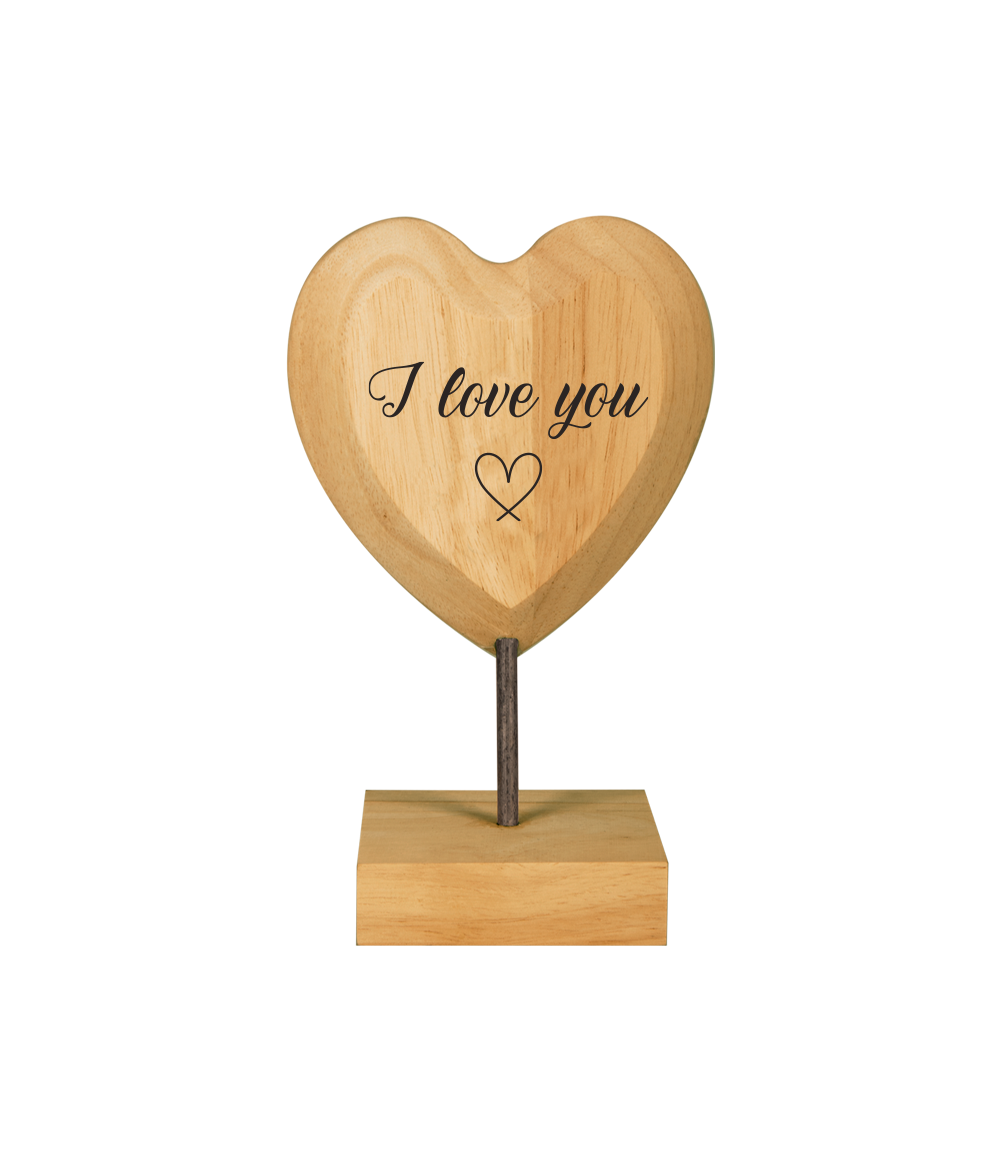 Houten Hart I Love You