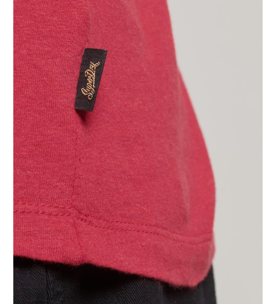 Camisa sem mangas Superdry Vintage Logo Heritage vermelha