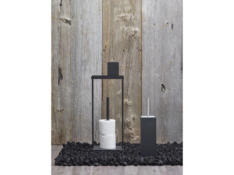 Aquanova Toilettenbürste Moon Schwarz WC-Bürste mit Halter