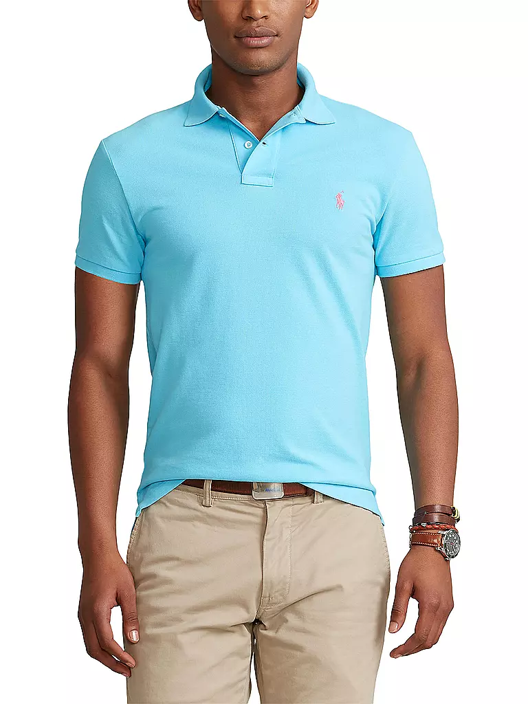 POLO RALPH LAUREN Poloshirt Slim Fit türkis