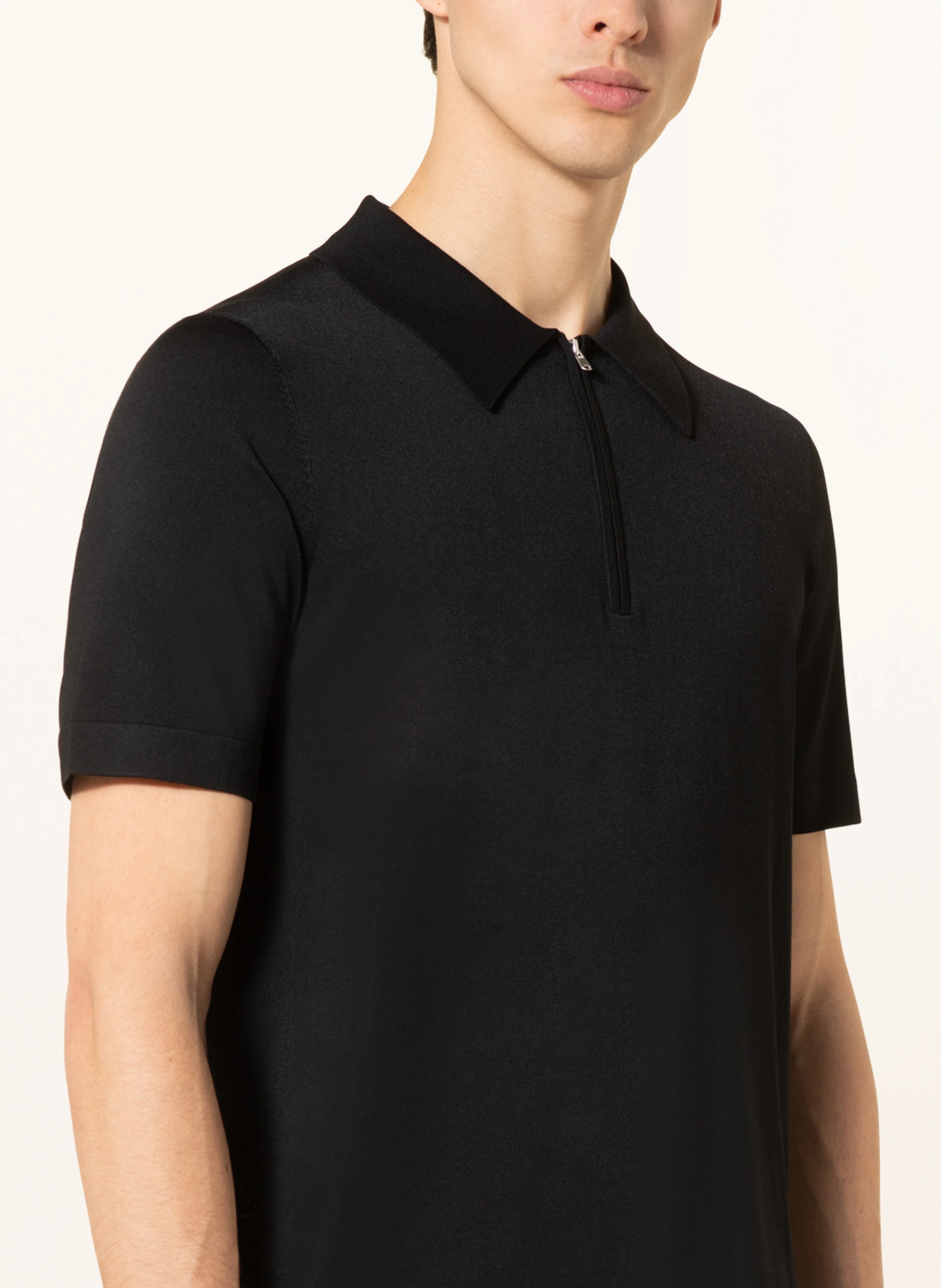 SANDRO Strick-Poloshirt