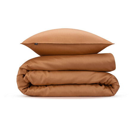 Dekbedovertrek Satinado - Cognac Brown