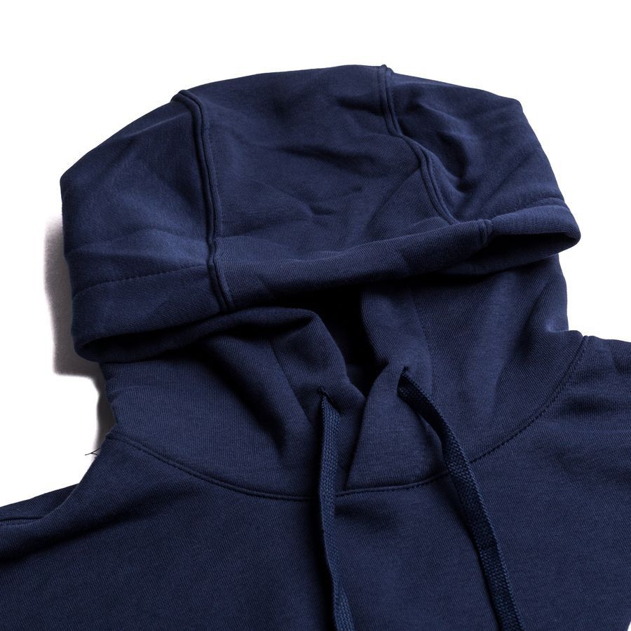 Nike Sweat à Capuche NSW Club - Bleu Marine/Blanc