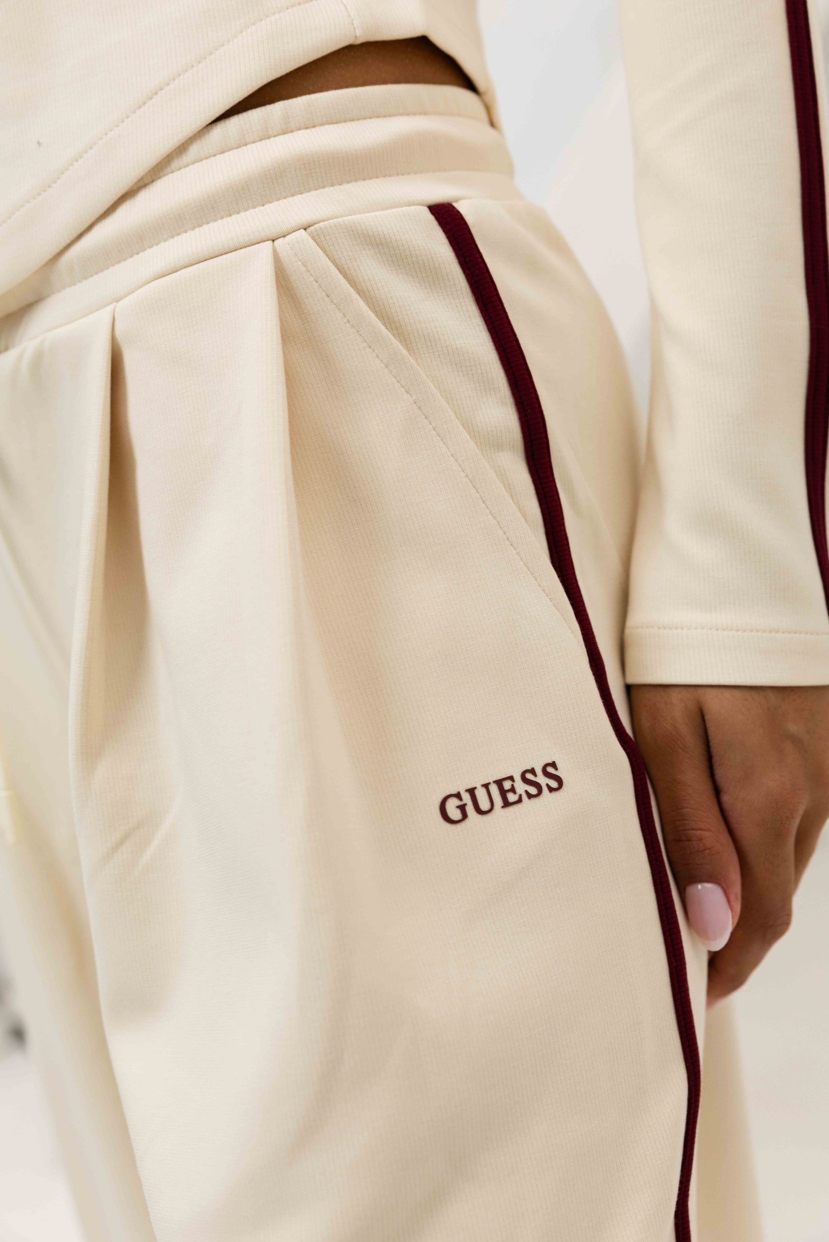 Guess Full-Zip Trainingspak Dames Beige
