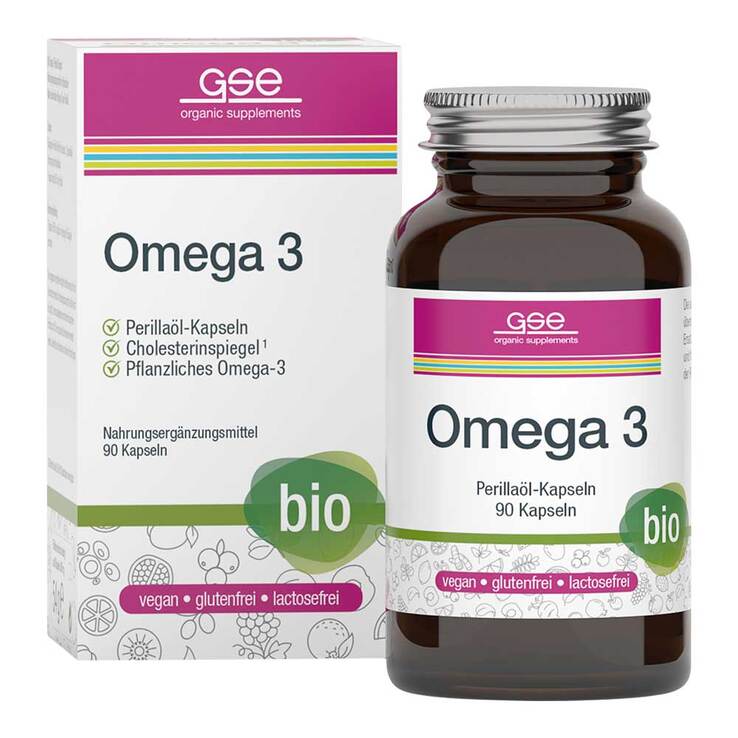 Omega 3 Perillaöl biologische Kapseln, 90 St