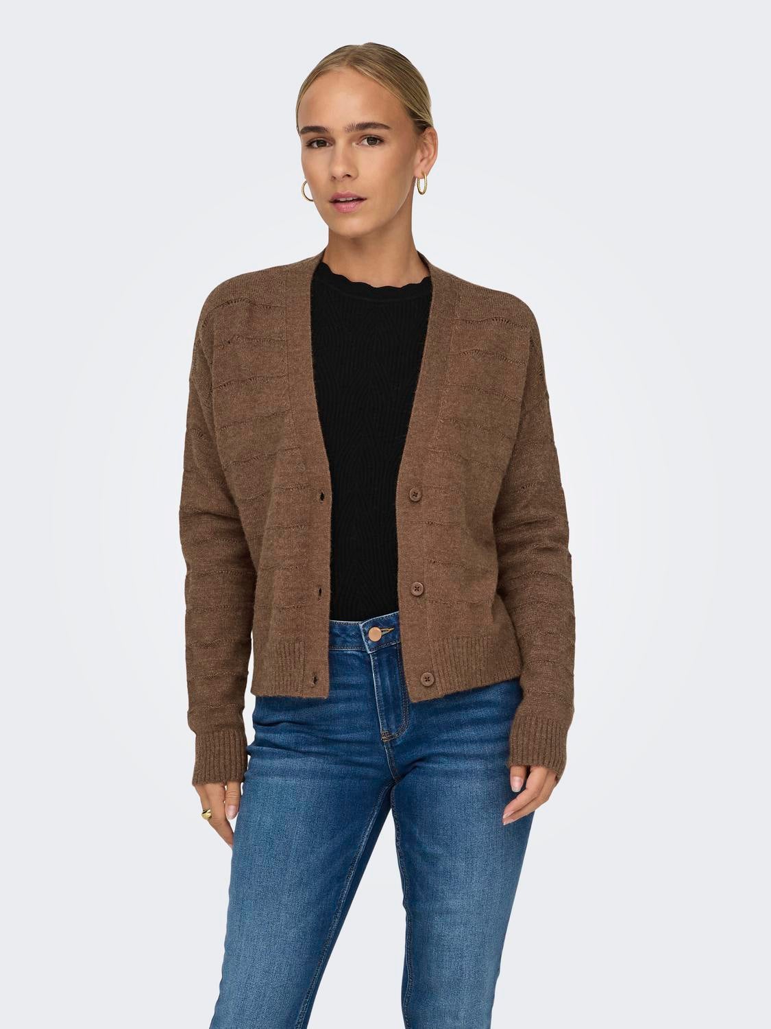 ONLKATIA Strickjacke Friar Brown
