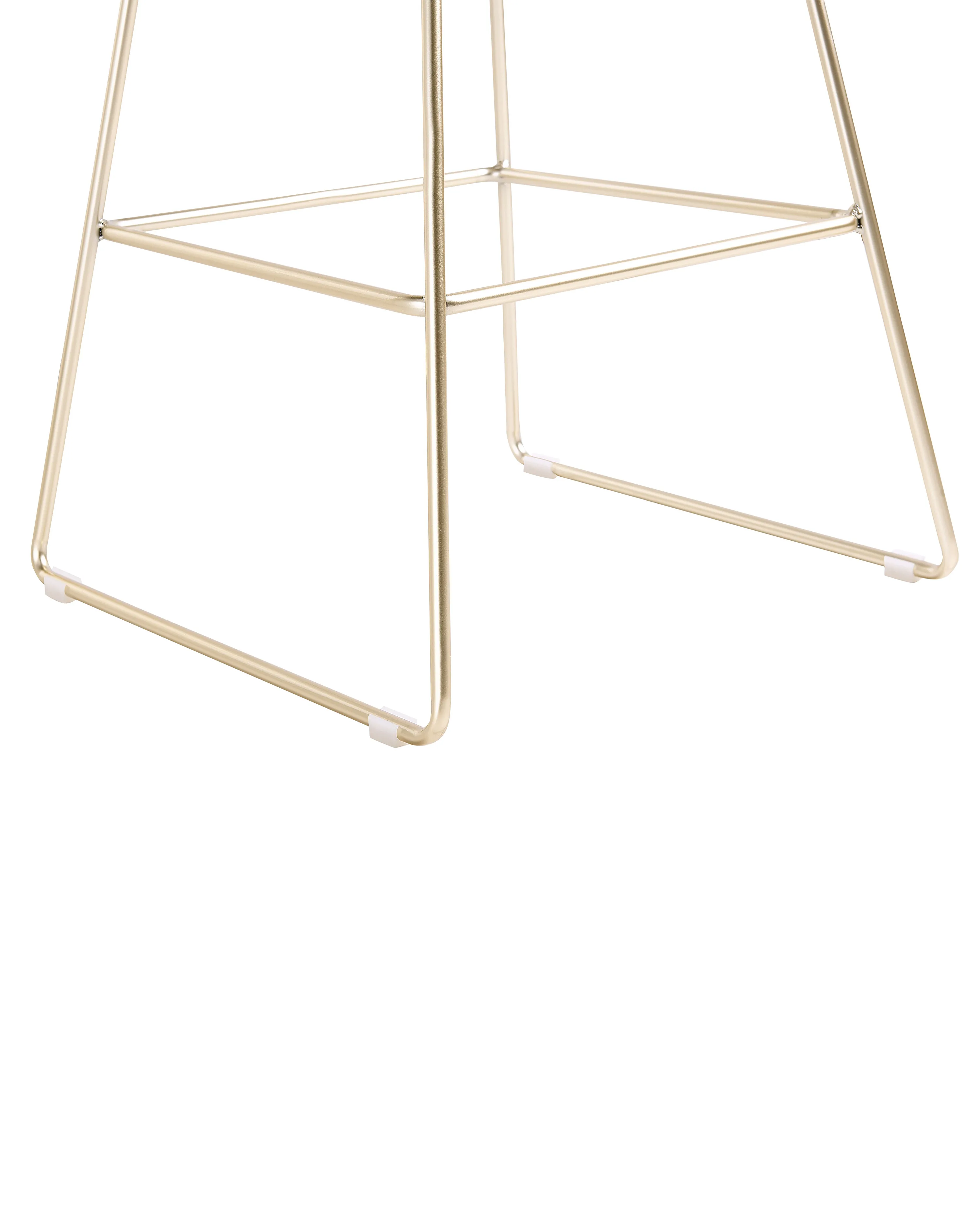 Set van 2 barstoelen PRESTON Metaal Goud