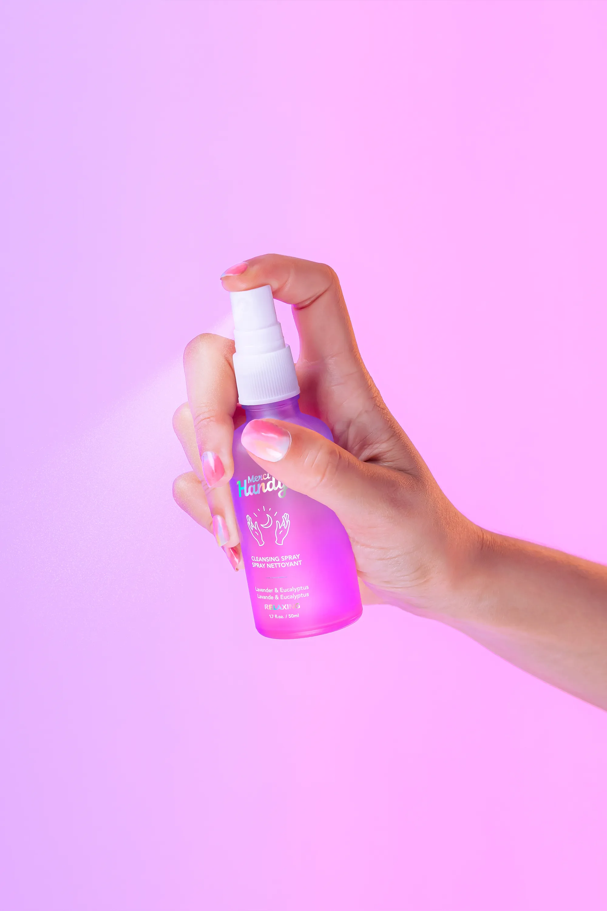 Merci Handy Spray nettoyant mains relaxant-50 ml