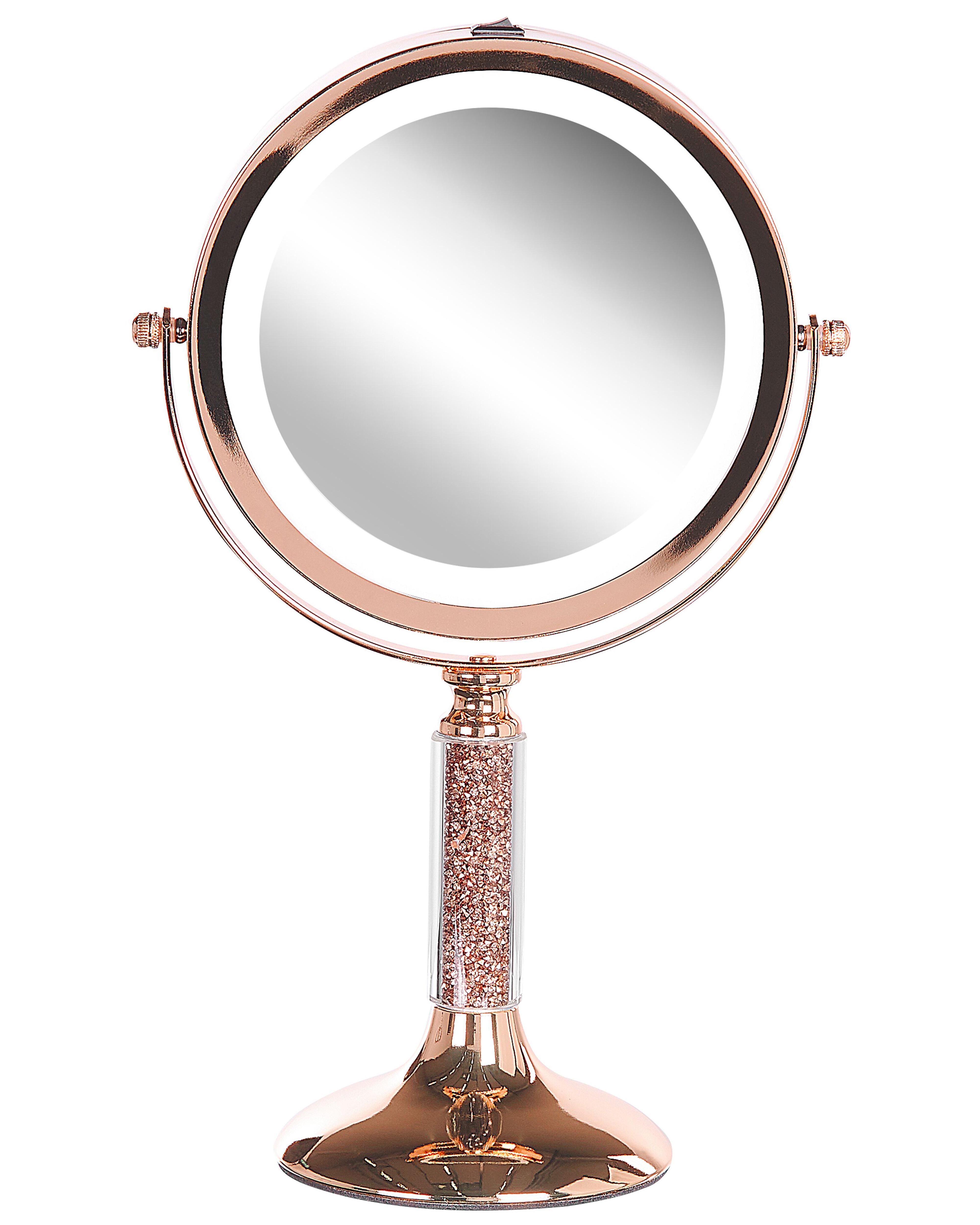 Make-up spiegel LED BAIXAS Roségoud