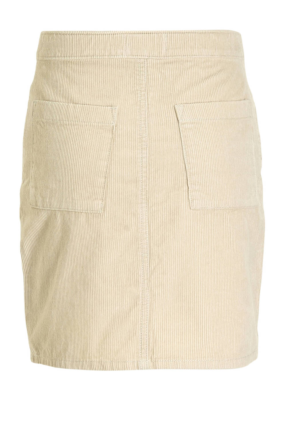 Calvin Klein corduroy korte rok beige