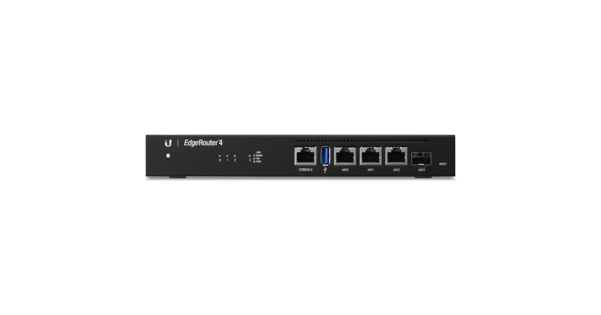 UbiquitiEdgeRouter 4  (Zwart)